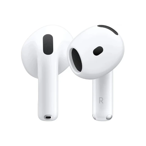 Apple AirPods 4 kabellose Bluetooth-Kopfhörer, personalisiertes 3D-Audio, schweiß- und wasserresistent, USB-C-Ladecase, H2-Chip, bis zu 24 Stunden Wiedergabe