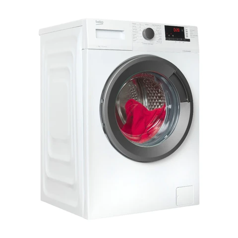 Beko WMO822A Frontlader Waschmaschine, 8 kg Fassungsvermögen, 1400 U/min Schleuderdrehzahl, SteamCure, ProSmart Inverter-Motor, Energieeffizienzklasse A, Weiß