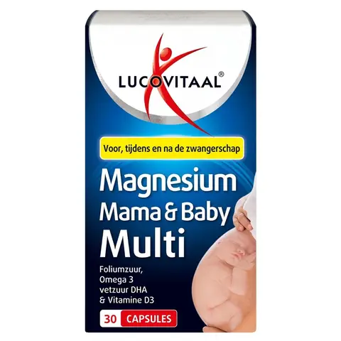 LucovitaalMagnesium Mama & Baby Multivitamine Zwangerschap 30 capsules