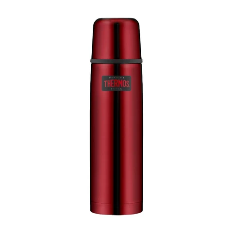 Thermos L&amp;C thermosfles cranberryrood gepolijst 0,75 l