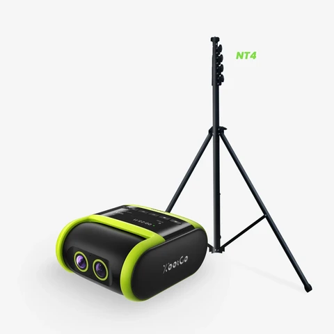 (Pick de Julian Álvarez) XbotGo Elite Pack : Caméra de sport IA Falcon 4K avec suivi automatique et trépied NT4 de 3,9 m - Football et basket-ball pour équipes, caméra d'action avec diffusion en direct sans abonnement, double caméra, jusqu'à 4,5 heures d'enregistrement, stabilisation (Vert Edge)