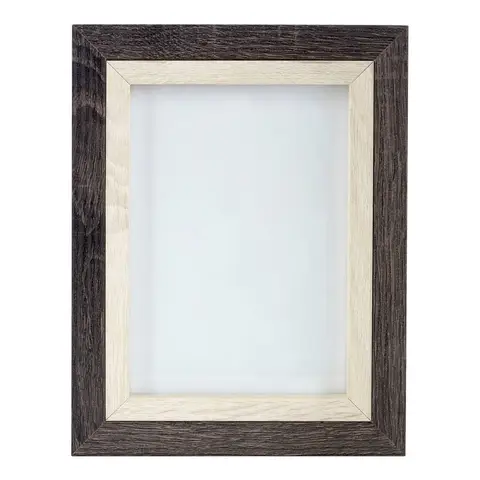 Interiors by Premier Photo Frame Maren Two Tone Wood Effect 5x7"
