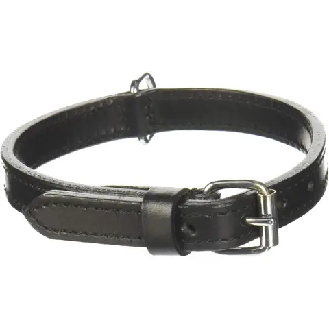 TRIXIE HB ACTIVE LEER ZWART 27-32X1,4CM