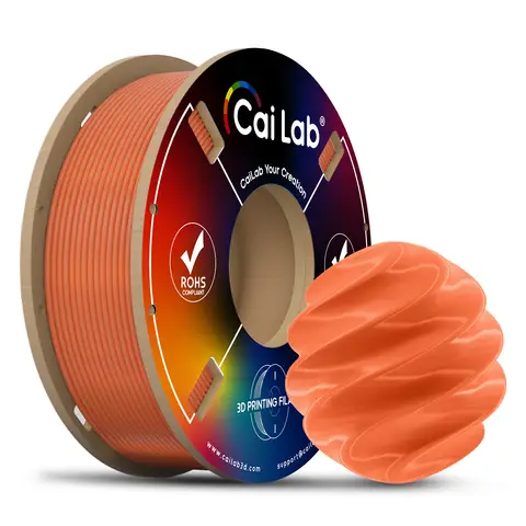 CAILAB Filament pour Imprimante 3D PLA+ Bio - Orange