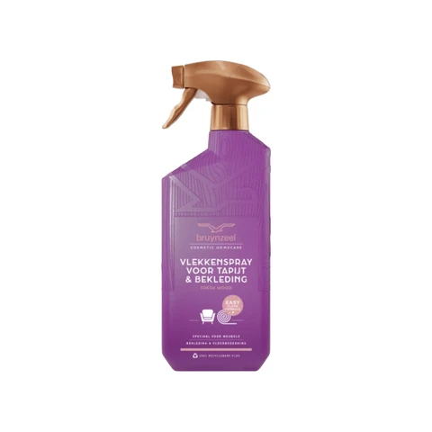 Bruynzeel cosmetische thuisverzorging vlekkenspray voor tapijt en bekleding fris hout 500 ml