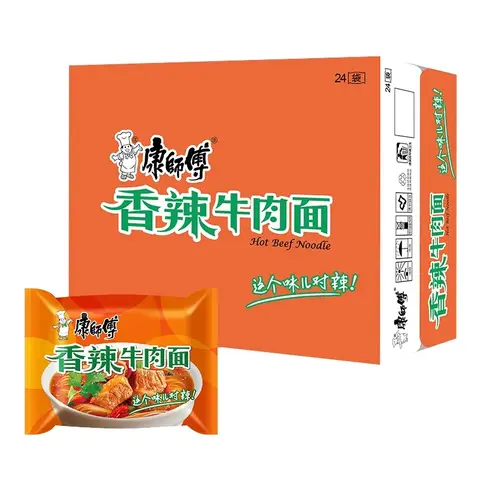 Master Kong Classic Single Pack - Spicy Beef Noodles 104g*24 (Full Case)