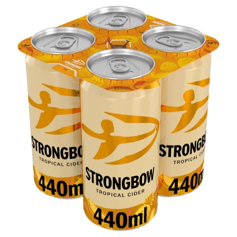Strongbow Tropical 4Pk - 4% 4X440ML
