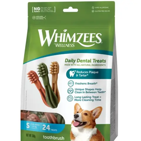 WHIMZEES Toothbrush Small 90mm (24Pk)