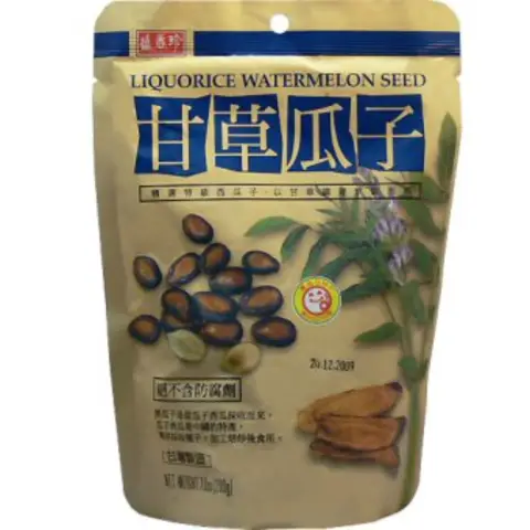 Triko Foods Salted Watermelon Seeds - Licorice 180g 盛香珍甘草瓜子 180g