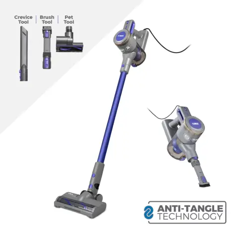 Tower T513006PETS VL20 3-in-1 Performance Corded Vacuum Cleaner with HEPA Filter & Pet Brush, 1L Capacity, 400W, Peri Purple