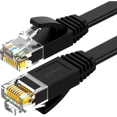 Ugreen NW102 50175 flaches LAN-Ethernetkabel Cat. 6 3m - schwarz