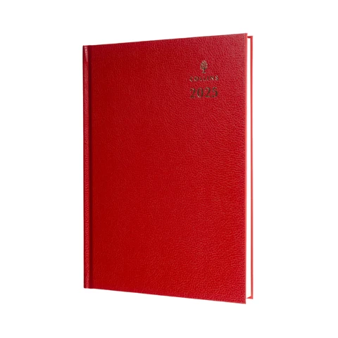 Collins 44 A4 Desk Diary 2026 Red