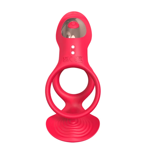 Moistor Wireless Vibrating Cock Ring – 3-Speed 6-Mode Vibration, IPX7 Waterproof, USB Magnetic Charging, Perfect for Couples, K012-2