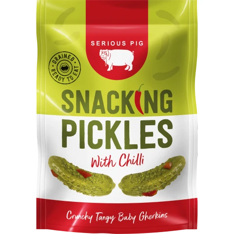 Serious Pig - Snacking Pickles with Chilli - 40g