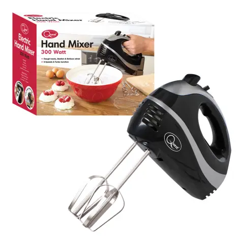 Professional Hand Mixer - Black/Silver