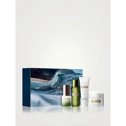 La Mer The Radiant Hydration 4-Delig Set (The Essence Schuimende Reiniger 30ml / The Treatment Lotion 30ml / The Hydrating Infused Emulsie 15ml / Crème De La Mer 30ml)