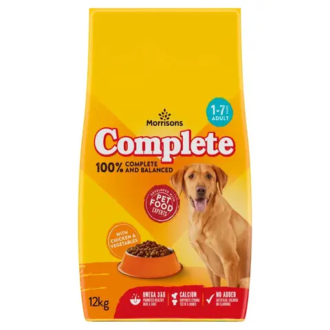 Morrisons Complete Dog Food Chicken 12kg