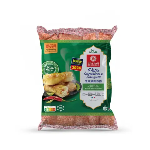 HOA NAM Pâtés Impériaux (NEMS) au Poulet Halal d'environ 55 pièces 2.035 kg
