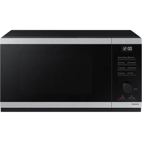 Samsung 23L Solo Microwave, Triple Distribution System, 800W, Black With Stainless Steel Trim - MS23DG4504ATE3