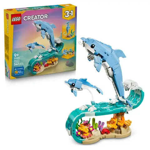 LEGO Creator 31385 Animaux marins : les beaux dauphins