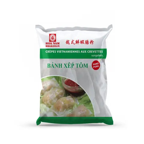 HOA NAM Sachet de 50 crêpes vietnamiennes aux crevettes surgelées avec sauce - 1,35 kg