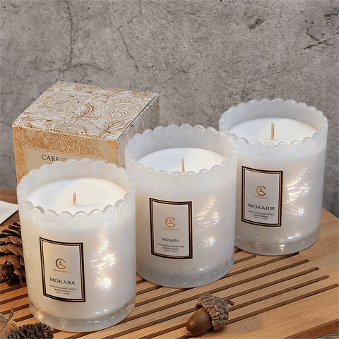 Zooly Lace Edge Cup Scented Candle - Morris Orchid, 200G, 1PC