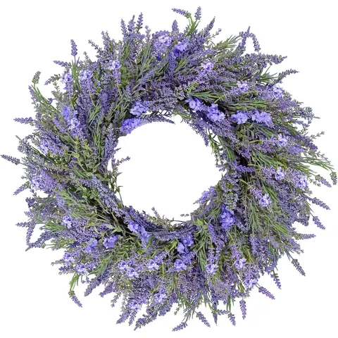 DDHS 24inch lavender wreath-1pcs