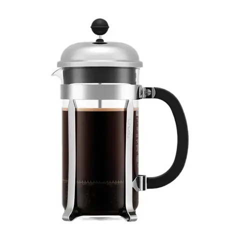 BODUM CHAMBORD 1L - 8 Tasses - Cafetière à piston - Noir