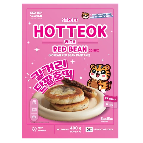 EastEco Hotteok with Red Bean 400g Red Bean Cake