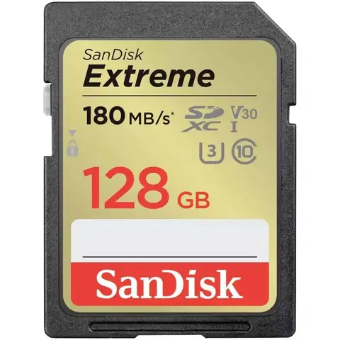 SANDISK Extreme 128GB SDXC Memory Card