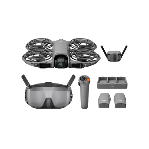 DJI Neo 2 - Motion Fly More Combo with RC Motion 3 & Goggles N3, Stable Transmission with Digital Transceiver, 4K Drone for Beginners, FPV Flying, 3 Batteries