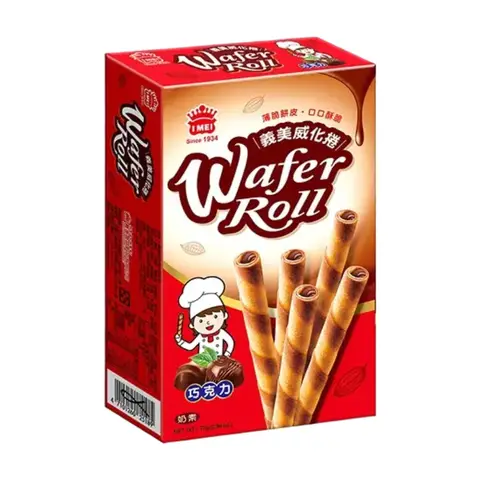 I MEI Chocolate Wafer Rolls 72g