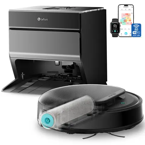 Lefant M310 Ultra Robot Vacuum Cleaner, 6000Pa Suction, ToF Laser