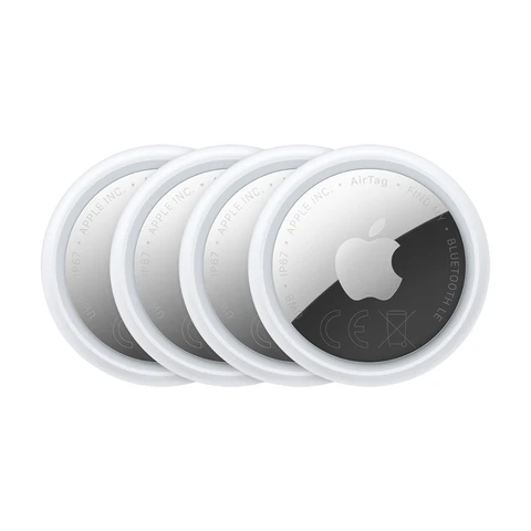 Apple Offizielle AirTags (2. Gen.) Verlustschutz-Tracker, Bluetooth, Menge: 4er-Pack