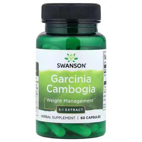 Swanson Garcinia Cambogia Weight Management 80mg Daily Wellness Support Capsules - 60 Capsules