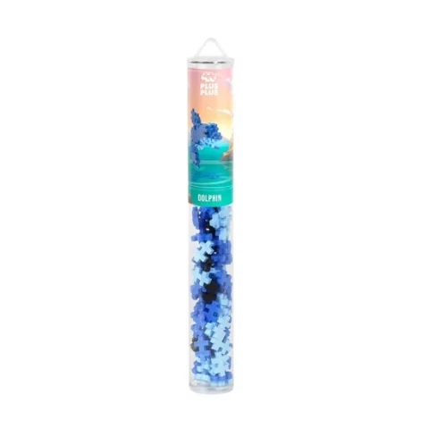 Plus Plus - Dolphin / 100 pcs Tube - (4325)