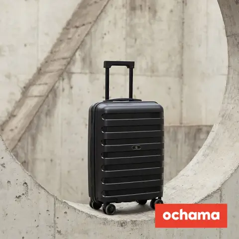 ochama Aviator Suitcase Men's and Women's Trolley Case 20-inch Travel Case Boarding Case
Password Case Student Carbon Black