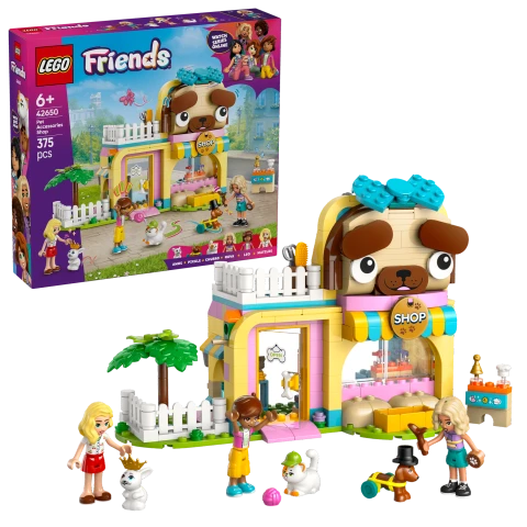 LEGO Friends 42650 Pet Accessories Shop Set