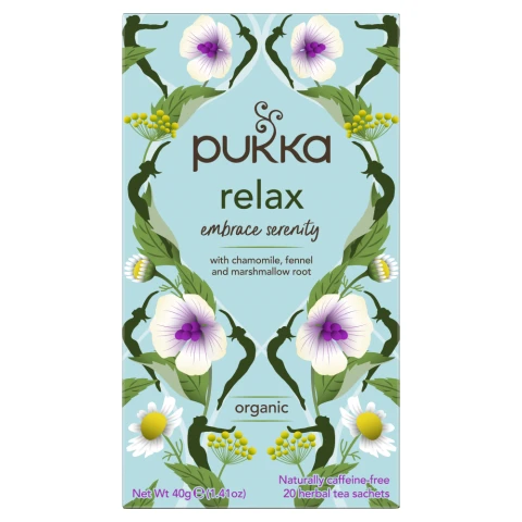 Pukka Relax 20 Organic Herbal Tea Bags 40G