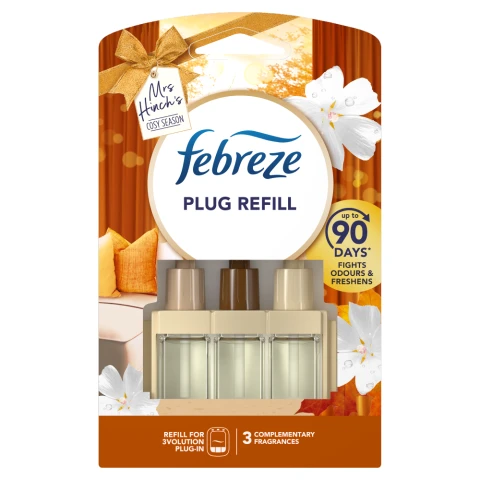 Febreze 3Volution Air Freshener Plug In Refill Mrs Hinch's Limited Edition Cosy Season 20ML