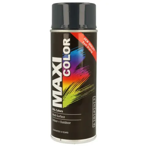 Maxicolor Grey Gloss Spray Paint 400ml