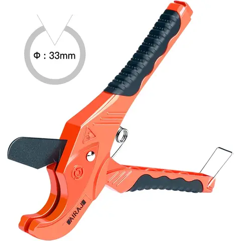 AIRAJ Heavy-Duty PVC Pipe Cutter | 33mm OD Capacity | For PEX/PPR/PVC Pipe | Ideal for Plumbers & DIY Home Repairs