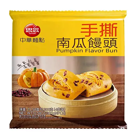 Synear Pumpkin Flavor Bun 300g