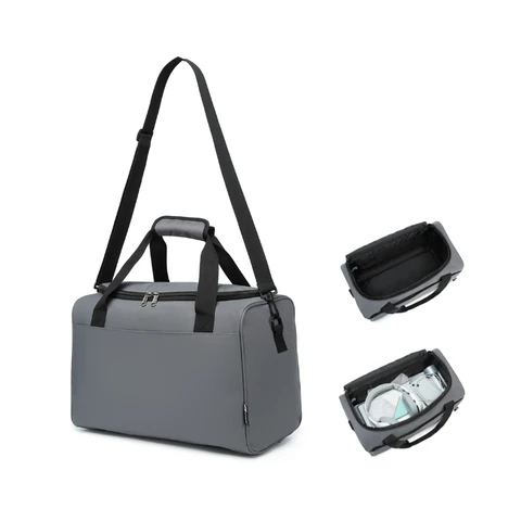 kono Ryanair 40x20x25 Under the Seat Holdall Cabin Hand Luggage Carry-On Travel Bag 20L (Grey)