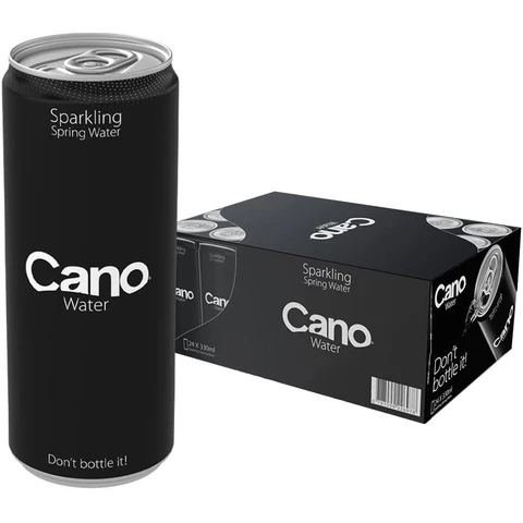 Cano Water Sparkling Ring Pull 24x330ml