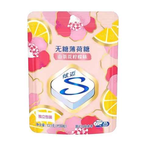 Stride Zuckerfreie Pfefferminzbonbons (Kamelie-Zitronen-Geschmack) 13,5 G