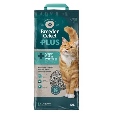 Breeder Celect PLUS Probiotic Paper Cat Litter 10L