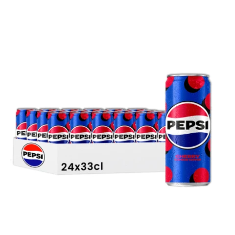 Boisson Gazeuse Pepsi Cerise Canette 24x33cl