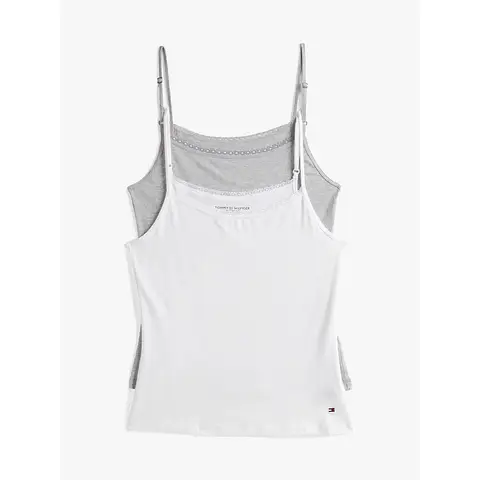 Tommy Hilfiger T-Shirts Premium Essential 2er-Pack Weiß/Grau Meliert XL