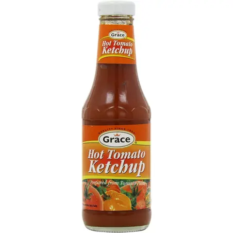 Grace Hot Tomato Ketchup (UK) 385g
